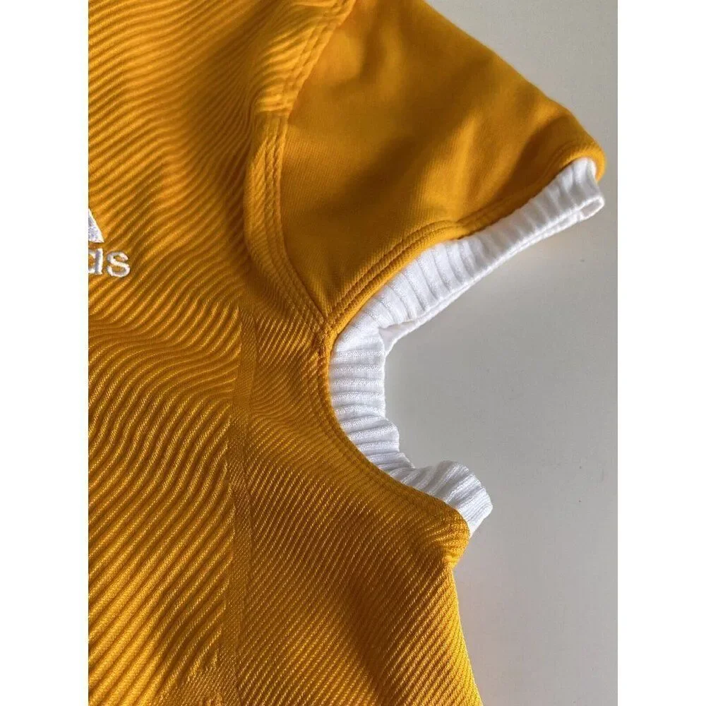 Adidas Techfit Primeknit Football‎ Jersey Men’s XL Yellow Compression Fit NO TAG
